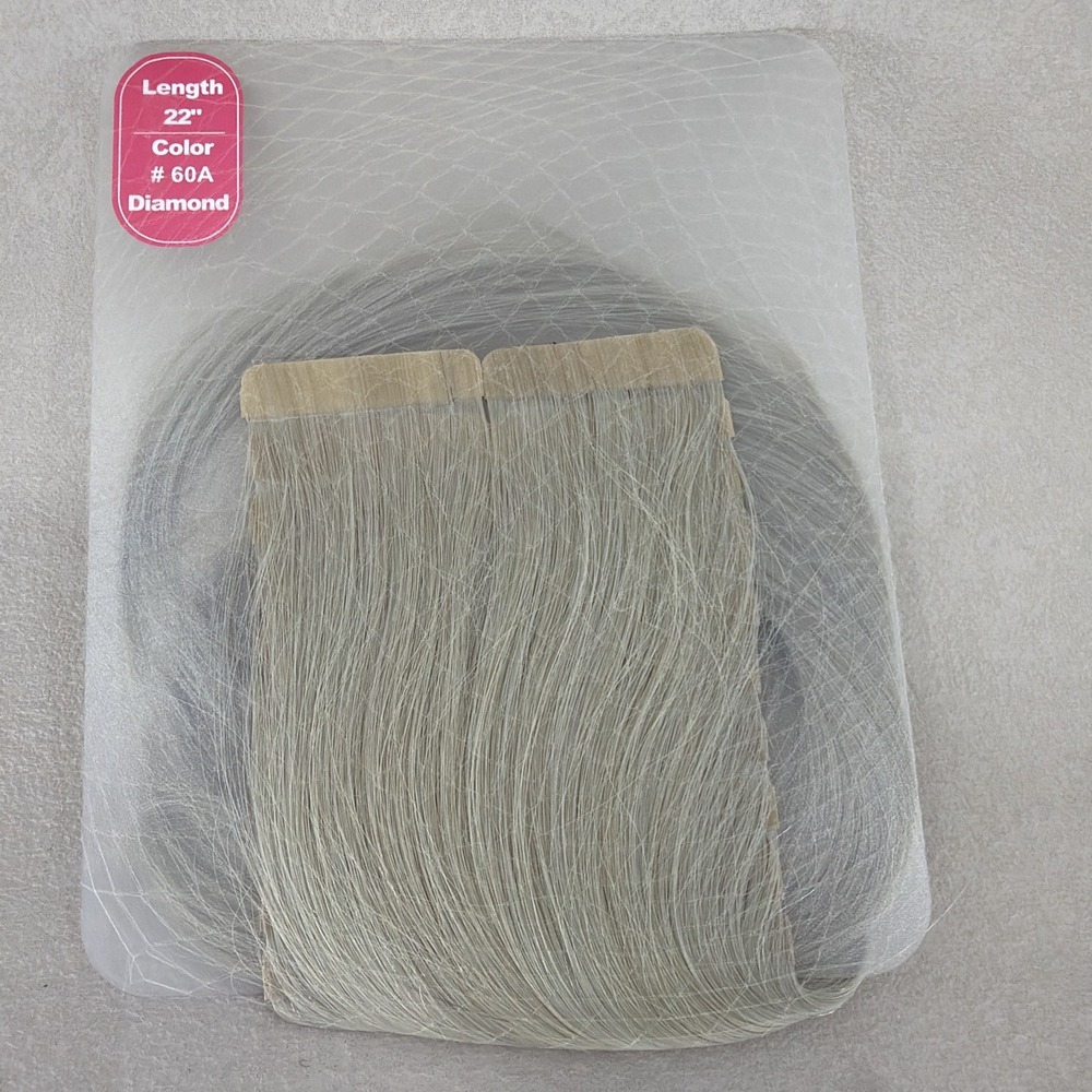 Hotheads Tape-In Extensions LUSH Originals 26" 20 Pieces Diamond #60A New Remy